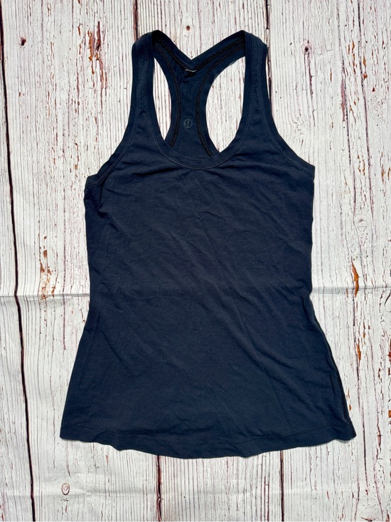 lululemon athletica Tops - Lululemon Cool Racerback Tank Black Size 6 Running Gym Workout